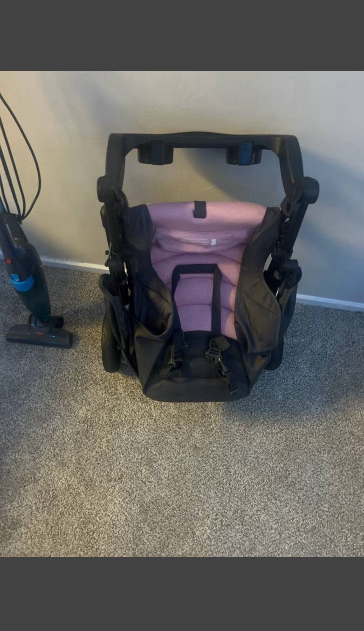 Babytrend Scroller And Carseat Gray And Pink