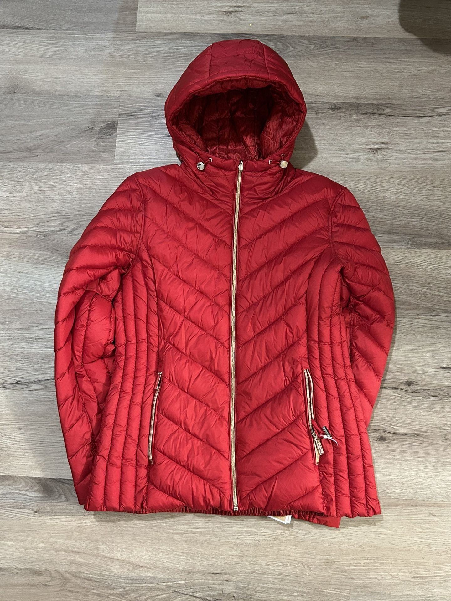 Brand New Women Michael Kors Reversible Puffer Jacket