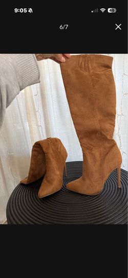 Size 6 women shoe heel boots