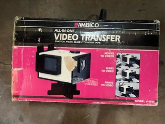 NEW AMBICO ALL-IN-ONE VIDEO TRANSFER MODEL V-0651 Damaged Box
