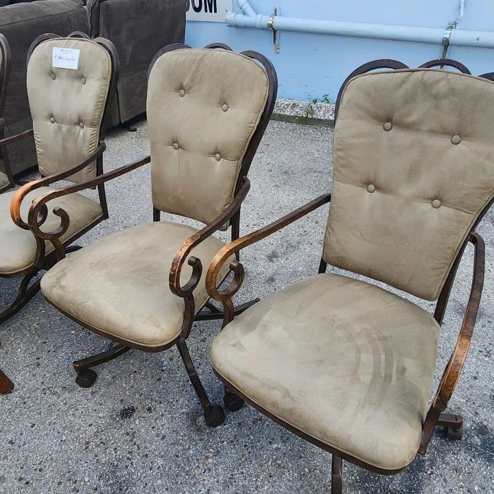 Rolling Dining Chairs