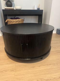 Black coffee table