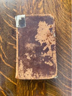 Antique 1836 Leather-Bound Book – Original Early American Edition