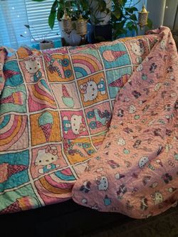 Hello Kitty quilt. Great condition