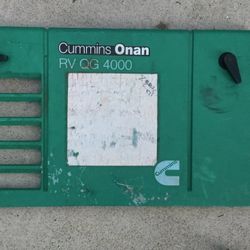 Onan Generator Front cover And Exhaust pipe