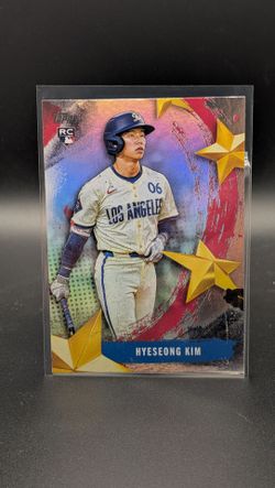 Lot of 5 Stars of MLB Hyeseong Kim, Luke Keaschall, Max Muncy, Jazz Chisholm Jr, and Alex Bergman.