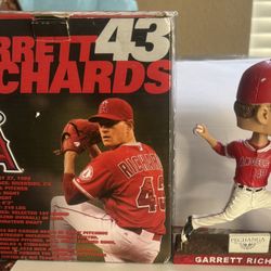 Garrett Richards, Pitcher for the Angels (#43). Bobblehead 2015
