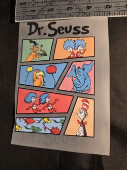 Dr. Seuss DTF transfers images