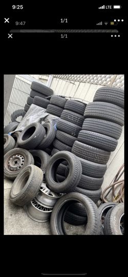 Lots used tires most to go $15 up