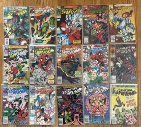 Lot of 15 Amazing Spiderman comics #228-383 MINT