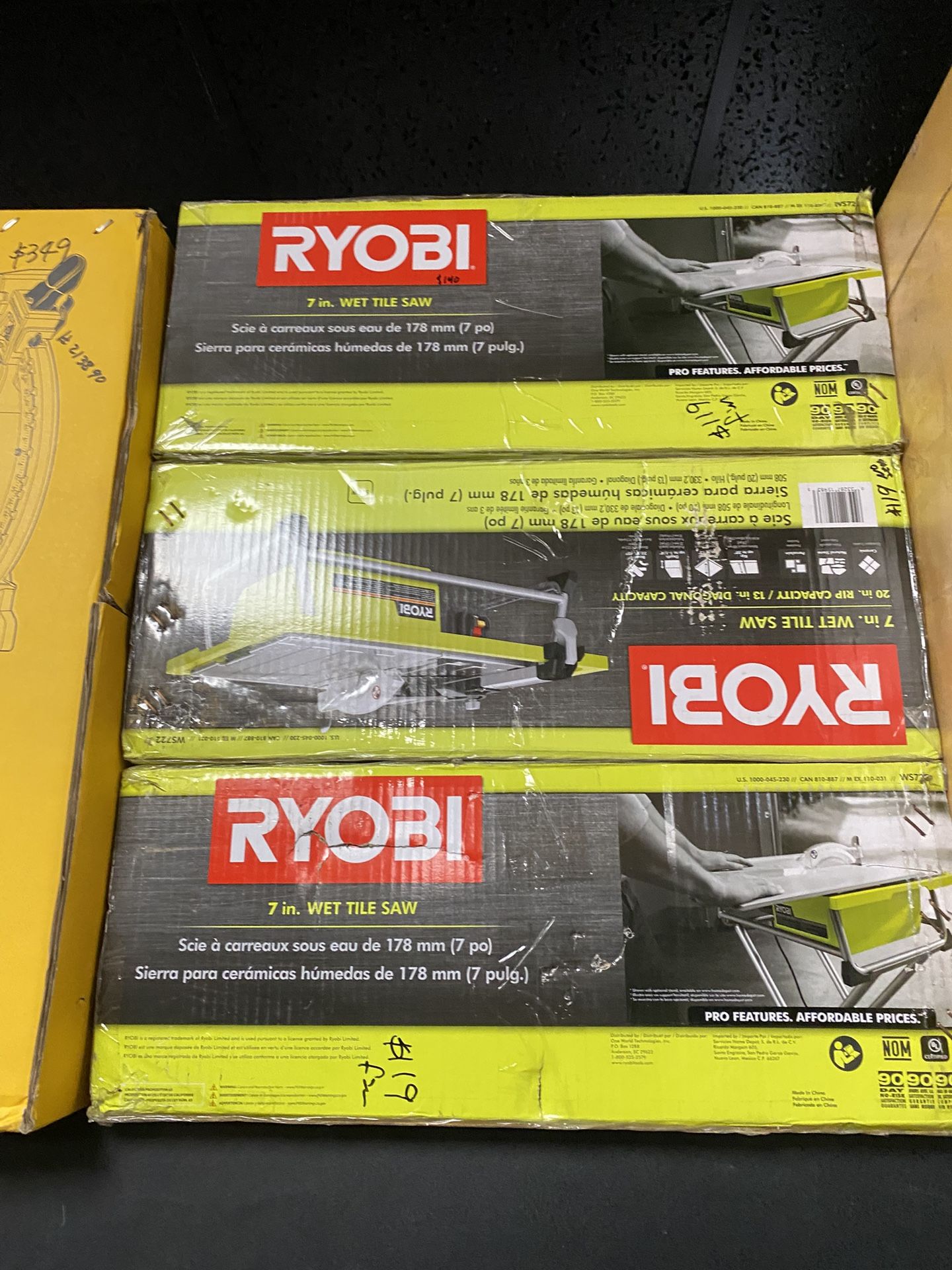 RYOBI 4.8 -Amps 7 in. Blade Corded Tabletop Wet Tile Saw