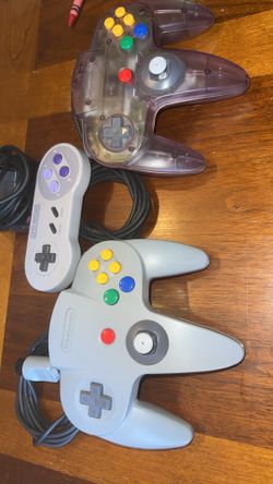 Nintendo 64 Super Nintendo Controllers