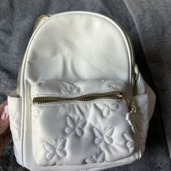 White Butterfly Backpack 