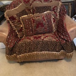 Pillows and throw for sofa /couch