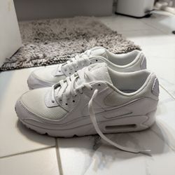 Nike Air Max 90s (size 9.5) WHITE
