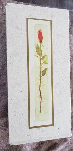 A Tribute to a Rose stationary with keepsake box