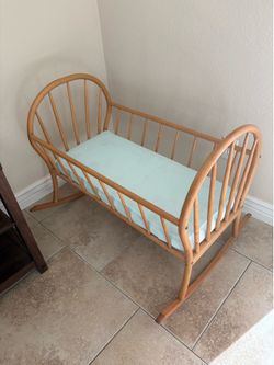 Vintage baby cradle