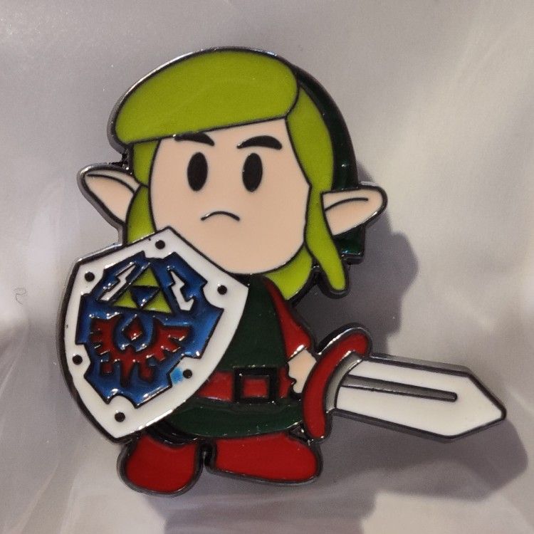 Chibi Link The Legend Of Zelda Soft Enamel Brooch Lapel Pin