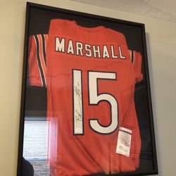 Signed NFL Brandon Marshall Jersey