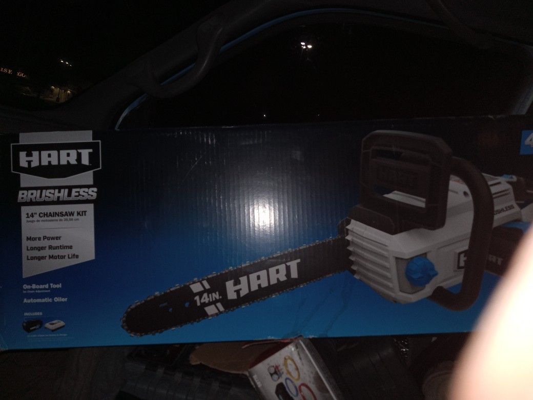 14" chainsaw hart. brand new