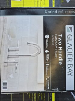 Brand new Glacier Bay bathroom faucet