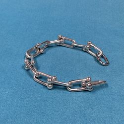 Tiffany Style Hardwear  Large Link Bracelet