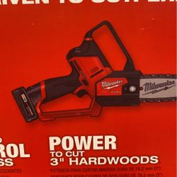 Milwaukee m12 Brushless battery 6in Hatchet pruning saw kit