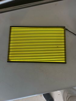 12”x8” auto dent light detector USB powered w/ yellow & white light