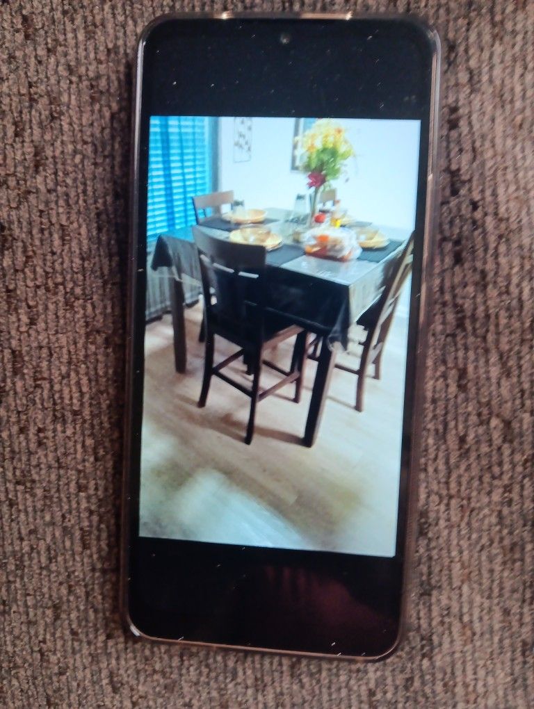 Wood Dining Room Chairs And Table Seats 4