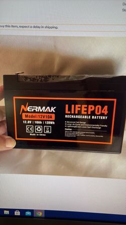 Nermak 12.8 v | 10Ah Deep Cycle Battery  2pack