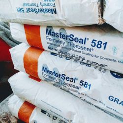 MASTER SEAL 581 CEMENT BASED COATING FOR CONCRETE BRICK AND MASONRY $49 EACH ONE 