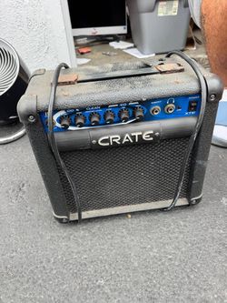 Crate XT10 compact guitar practice amplifier.
