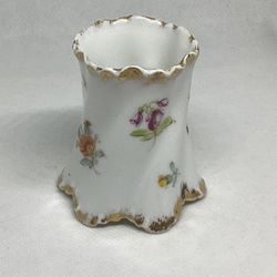 Vintage Toothpick Holder Versailles Bavaria Handpainted Flowers