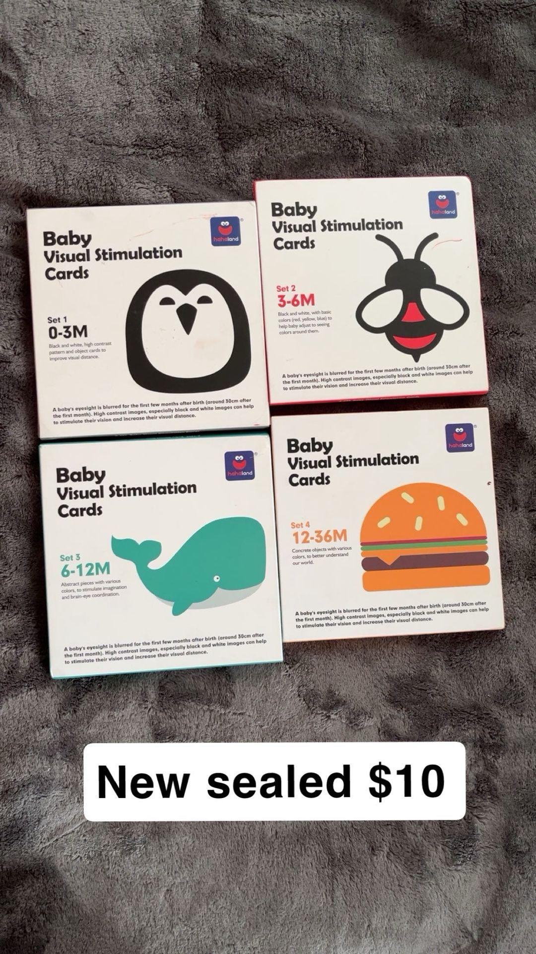 0-36 Month Baby Visual Stimulation Cards