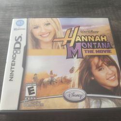 Disney's Hannah Montana The Movie Nintendo DS Game Complete 