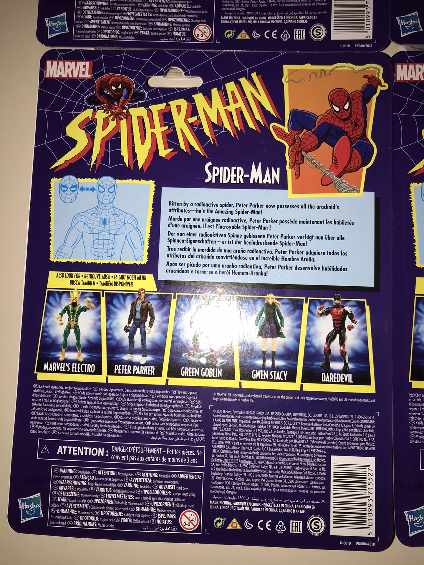 Marvel legends retro Spider-Man