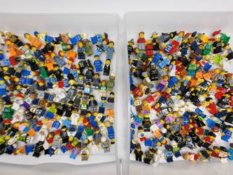 Lot of 200 Lego Minifigures From City Firefighters Space Robber Kid Racer police Farmer