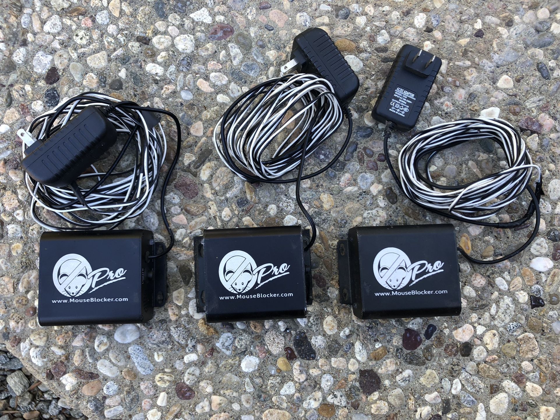 (3) Pro Mouse Blockers 120v Plug In With Extended Cord For Reachability excellent for rv’s, boats, cars….garages, Carports  $50