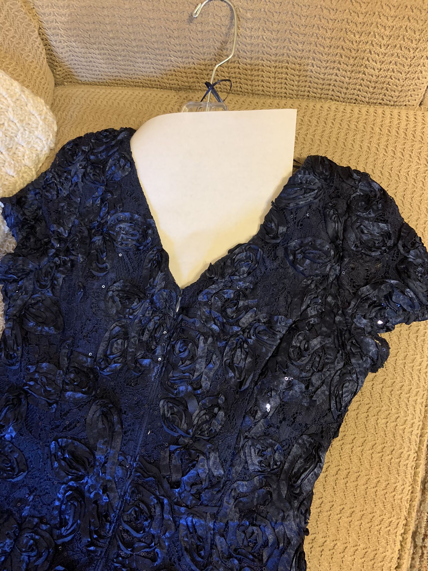 Formal Gown Navy Blue Size 8