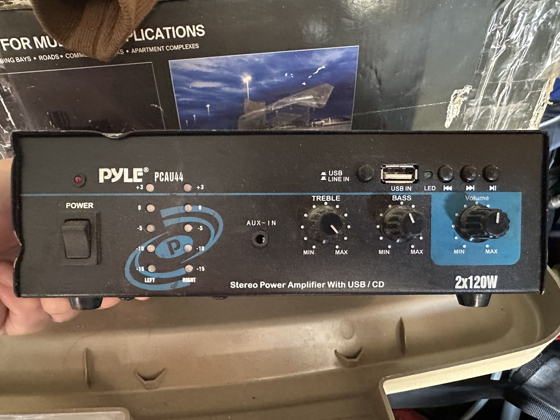 Pyle PCA4 240W 2 Channel Power Amplifier - Black