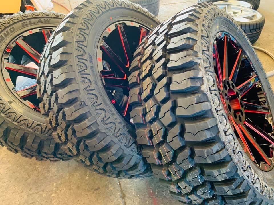 Mud tires 33x12.50 and 35x12.50 and more we finance no credit needed