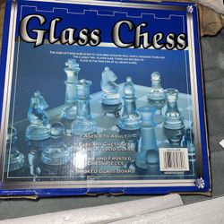 Glass Chess Set 