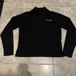 Vintage Harley-Davidson Women’s Fleece Pullover Turtleneck SZ Small Made In USA