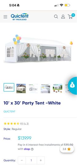 Plastic Canopy 10x30
