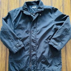 Barneys New York Men’s Black Jacket Size Large Quilted Interior