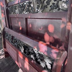 Queen Size Sleigh Bed Frame