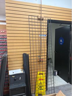 Grid wall panel