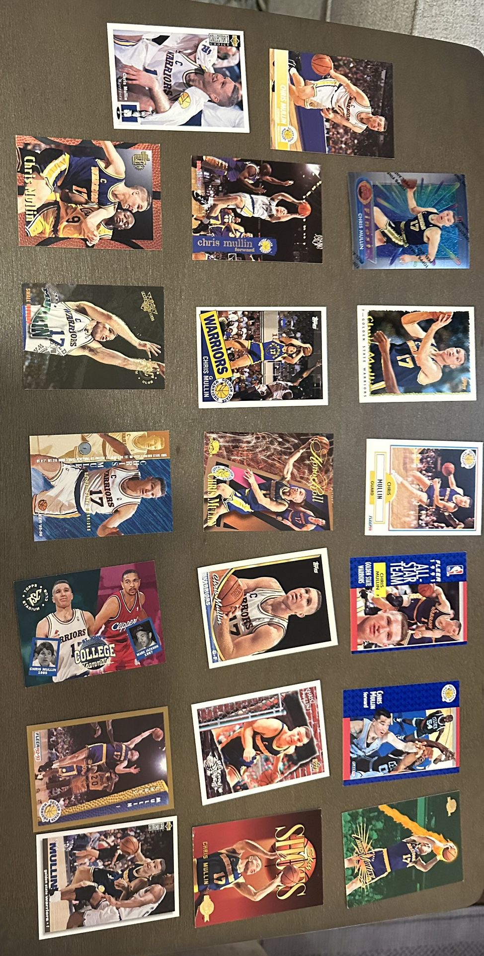 Steal Of The Century-20 Basketball Card Lot Of Chris Mullin