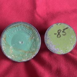 Vintage Lot of 2 Vogue Flower Holder #3