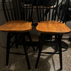 High Bar Swivel Stools (30 Dollars For Both) 